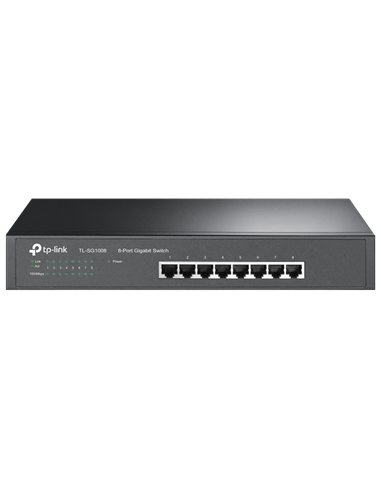 Сетевой коммутатор TP-LINK TL-SG1008, 8x 10/100/1000 Мбит/с