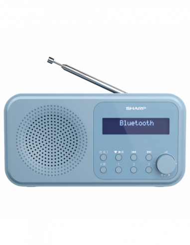 Boxe portabile radio cu ceas Sharp DR-P420BLV01, Portable Digital Radio