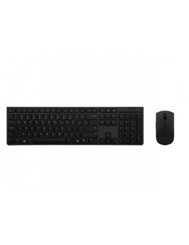 Tastaturi Lenovo Lenovo Professional Wireless Rechargeable Combo Keyboard and Mouse, 2.4G amp- Bluetooth, Multi-Device, RussianC