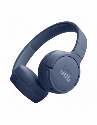 Наушники Headphones Bluetooth JBL Headphones Bluetooth JBL T670NC, Blue, On-ear, Adaptive Noise Cancelling with Smart Ambient