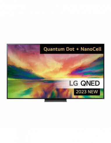 Телевизоры 65 LED SMART TV LG 65QNED816RE, Quantum Dot NanoCell, 3840 x 2160, webOS, Black