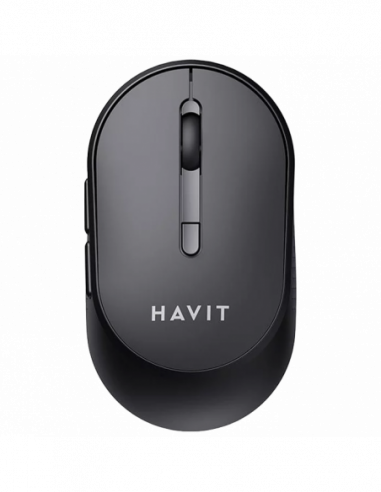 Мыши Havit Wireless Mouse Havit MS78GT, 1200-3200dpi, 6 buttons, Ambidextrous, 1xAA, 2.4Ghz, Black