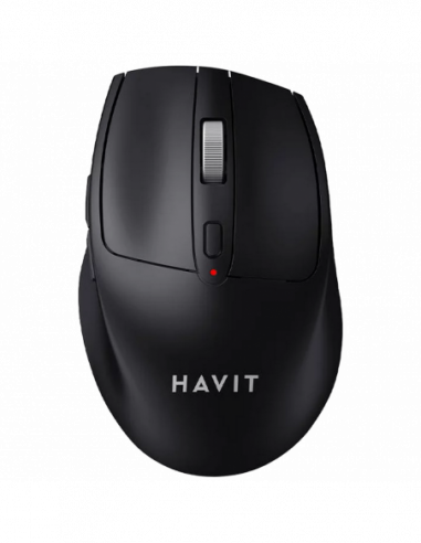 Мыши Havit Wireless Mouse Havit MS61WB, 1200-3200dpi, 6 buttons, Ergonomic, 1xAA, 2.4Ghz, Black