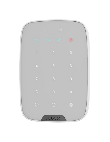 Беспроводная сенсорная клавиатура Ajax KeyPad Plus, Белый