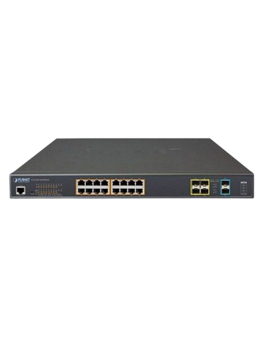 Comutator PoE Planet GS-5220-16UP4S2X, IEEE 802.3af/at