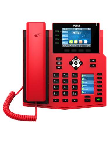 Telefon IP Fanvil X5U-R, Roșu