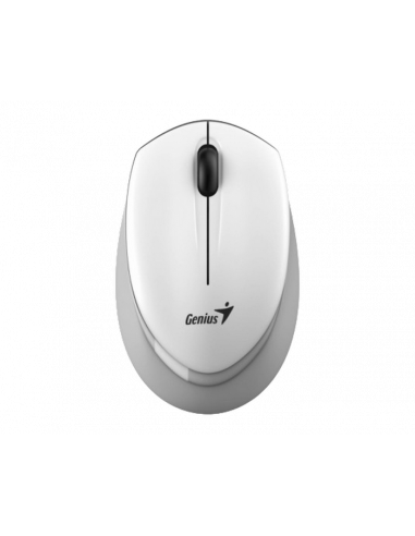 Mouse-uri Genius Wireless Mouse Genius NX-7009, 1200 dpi, 3 buttons, Ambidextrous, 65g., 1xAA, White Grey