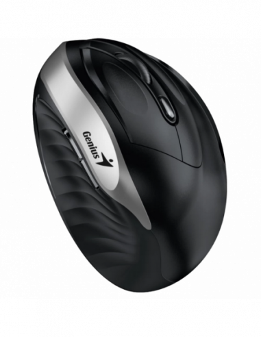 Мыши Genius Wireless Mouse Genius Ergo 8250S Vertical, 800-1600 dpi, 6 buttons, Silent, 1xAA, 97g., SilverGrey