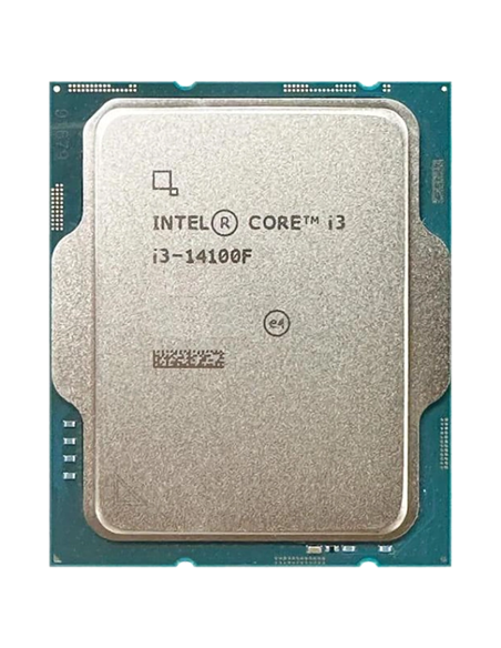 Procesor Intel Core i3-14100F, Fără grafică integrată, | Tray