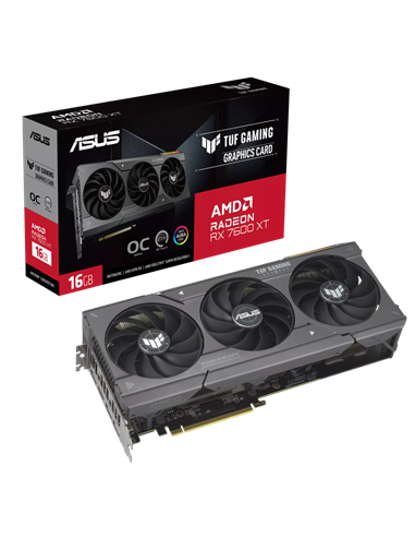 Placă Video ASUS TUF-RX7600XT-O16G-GAMING, 16GB GDDR6 128bit 