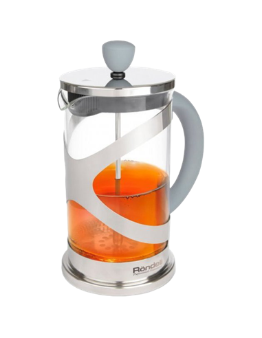 Cafetiera French Press Rondell RDS-839, 0,8L, Gri