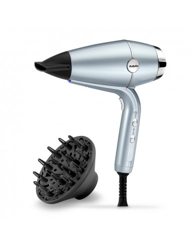 Фен BaByliss Hydro-Fusion D773DE, 2100 Вт, Голубой