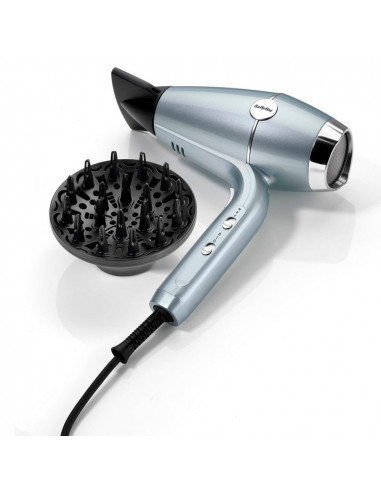 Фен BaByliss Hydro-Fusion D773DE, 2100 Вт, Голубой