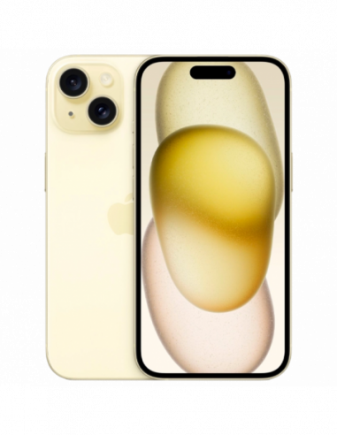Telefoane mobile Apple iPhone 15, 128GB Yellow MD