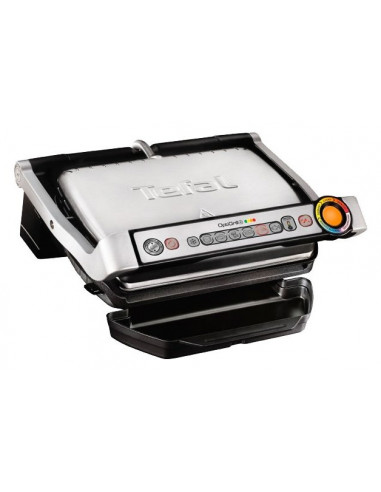 Электрический Гриль Tefal OptiGrill, 2000Вт, Нержавеющая сталь