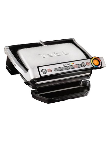Электрический Гриль Tefal OptiGrill, 2000Вт, Нержавеющая сталь Электрический Гриль Tefal OptiGrill, 2000Вт, Нержавеющая сталь