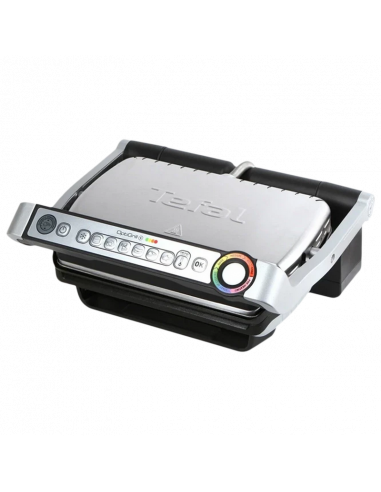 Электрический Гриль Tefal OptiGrill, 2000Вт, Нержавеющая сталь