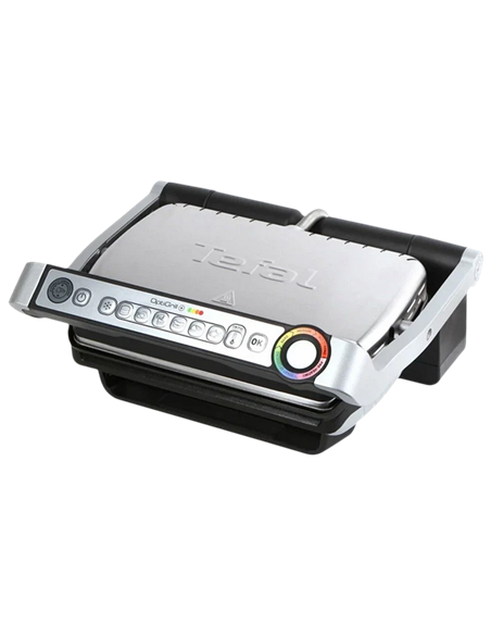 Электрический Гриль Tefal OptiGrill, 2000Вт, Нержавеющая сталь Электрический Гриль Tefal OptiGrill, 2000Вт, Нержавеющая сталь