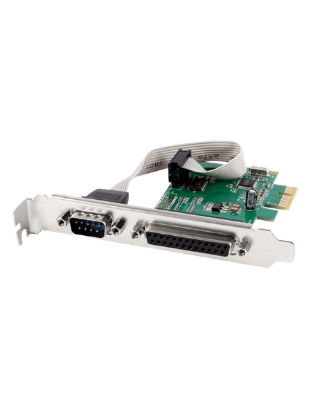 Карта расширения PCI-Express Gembird PEX-COMLPT-01, Разноцветная