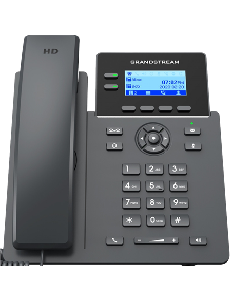 Telefon IP Grandstream GRP2602, Negru