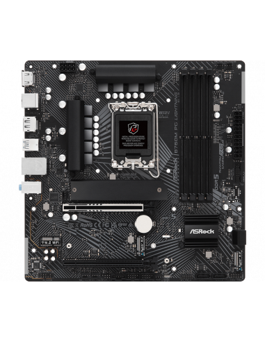 Материнская плата ASRock B760M PG LIGHTNING, LGA1700, Intel B760, Micro-ATX