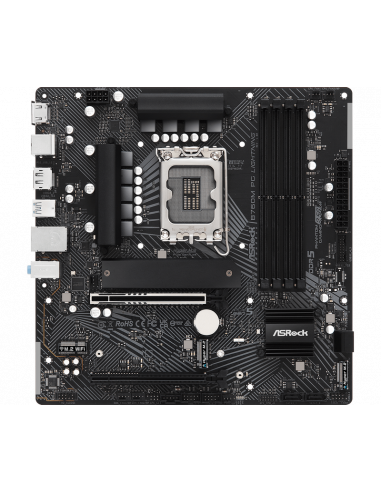 Материнская плата ASRock B760M PG LIGHTNING, LGA1700, Intel B760, Micro-ATX