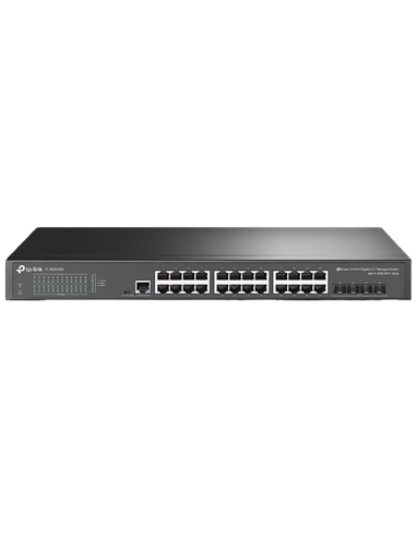 Сетевой коммутатор TP-LINK TL-SG3428X, 24x 10/100/1000 Мбит/с