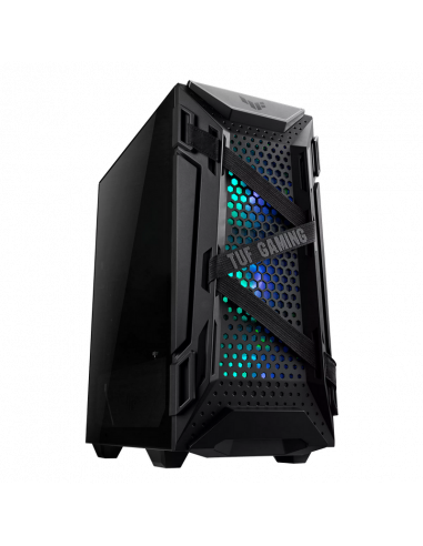 Компьютерный корпус ASUS TUF Gaming GT301, Midi-Tower, Без блока питания, Чёрный