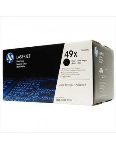 Cartuș laser HP HP 49X (Q5949XD) Dual Pack 2 x Black Cartridge for HP LaserJet 1160- 3392- 3390- 1320- 6000 p.