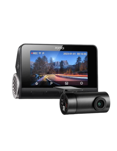 Set Dash Cam față și spate 70mai A810, Negru