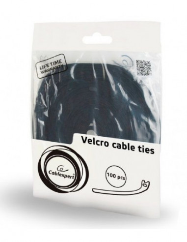 Accesorii pentru cablu torsadat Cable Organizers Nylon ties NYT-100- 100mm -2.5mm width- bag of 100 pcs