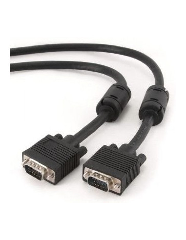 Видеокабели HDMI / VGA / DVI / DP Cable VGA-3m-Cablexpert CC-PPVGA-10-B- 3 m- Premium VGA HD15MHD15M dual-shielded w2ferrite cor