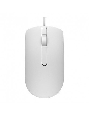 Мыши Dell Dell Optical Mouse-Wired-USB- 1000 dpi- 413g- MS116-White (570-AAIP)