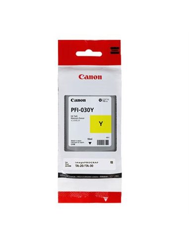 Ink Cartridge Canon PFI-030 Yellow, black, 55ml for TM240,TM340.