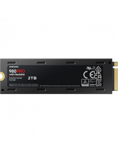 Накопитель SSD Samsung 980 PRO MZ-V8P2T0, 2000Гб