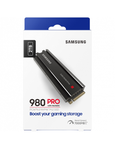 Накопитель SSD Samsung 980 PRO MZ-V8P2T0, 2000Гб