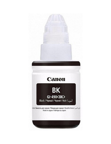 Cartuș de cerneală Canon Ink Bottle Canon GI-490 Bk (0663C001)- black- 135ml for PIXMA G14001410G2410G2411G2415G3410G3411G3415G4