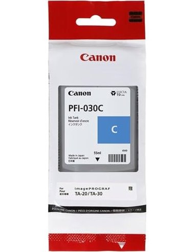 Ink Cartridge Canon PFI-030 Cyan, black, 55ml for TM240,TM340.