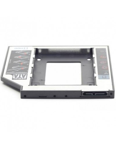 Accesorii HDD 3.5, huse externe Gembird MF-95-01- Slim mounting frame for 2.5 drive to 5.25 bay- for drive up to 9.5 mm