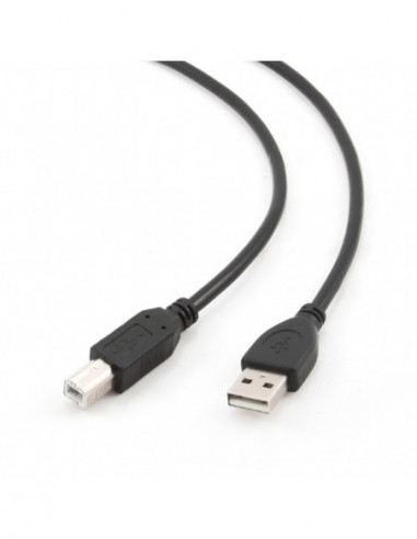 Кабели USB, периферия Cable USB2.0-3m-Cablexpert-CCP-USB2-AMBM-10- 3m- Professional series- USB 2.0 A-plug B-plug- Black