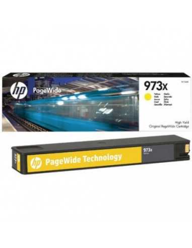 Cartuș de cerneală și cap de imprimare HP HP 973X (F6T83AE) High Yield Yellow Original PageWide Cartridge for HP PageWide Pro 45