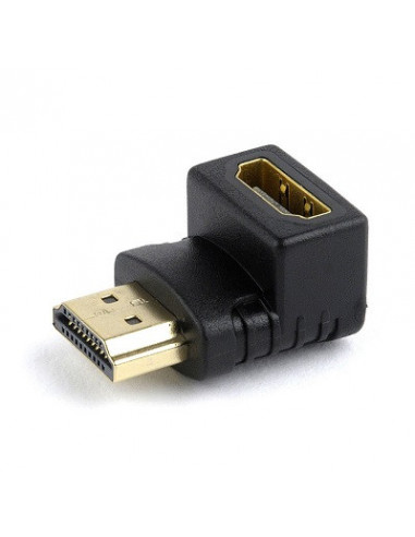 Adaptoare Adapter HDMI-HDMI-Gembird A-HDMI90-FML- Adapter HDMI female 90 to HDMI male- gold plated contacts