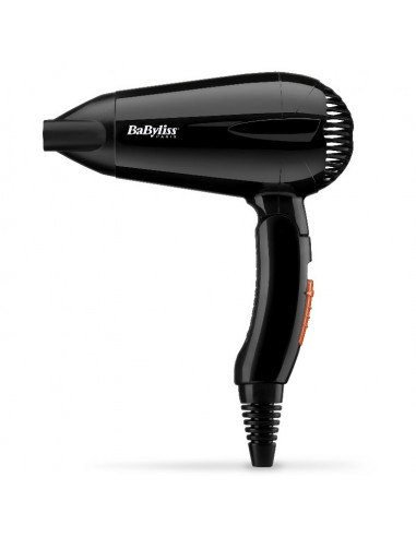 Компактный фен BaByliss Travel Dry 5344E, 2000 Вт, Чёрный