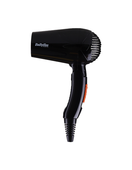 Компактный фен BaByliss Travel Dry 5344E, 2000 Вт, Чёрный Компактный фен BaByliss Travel Dry 5344E, 2000 Вт, Чёрный