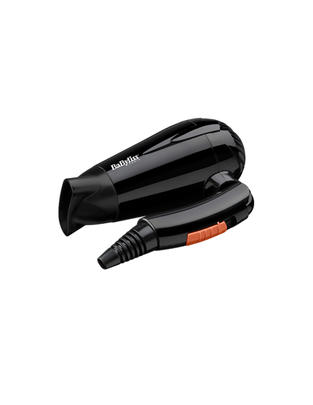 Компактный фен BaByliss Travel Dry 5344E, 2000 Вт, Чёрный Компактный фен BaByliss Travel Dry 5344E, 2000 Вт, Чёрный