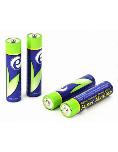 Батарейки AA, AAA - щелочные Gembird Alcaline Battery AAA- 4pcs- Blister pack