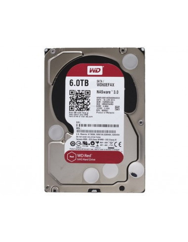 Настольное хранилище HDD 3.5 3.5 HDD 6.0TB Western Digital WD60EFAX Caviar Red NAS- SMR Drive- IntelliPower- 256MB- SATAIII