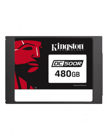 SATA 2.5 SSD 2.5 SSD 480GB Kingston DC500R Data Center Enterprise- SATAIII- Read-centric- 247- SED- PLP- Sequential Reads:555 M