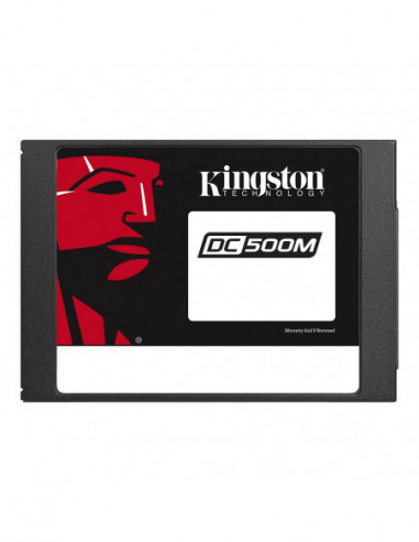 SATA 2.5 SSD 2.5 SSD 1.92TB Kingston DC500R Data Center Enterprise- SATAIII- Read-centric- 247- SED- PLP- Sequential Reads:555