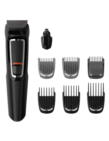 Мужской Триммер Philips Multigroom Series 3000 MG3730/15, Чёрный